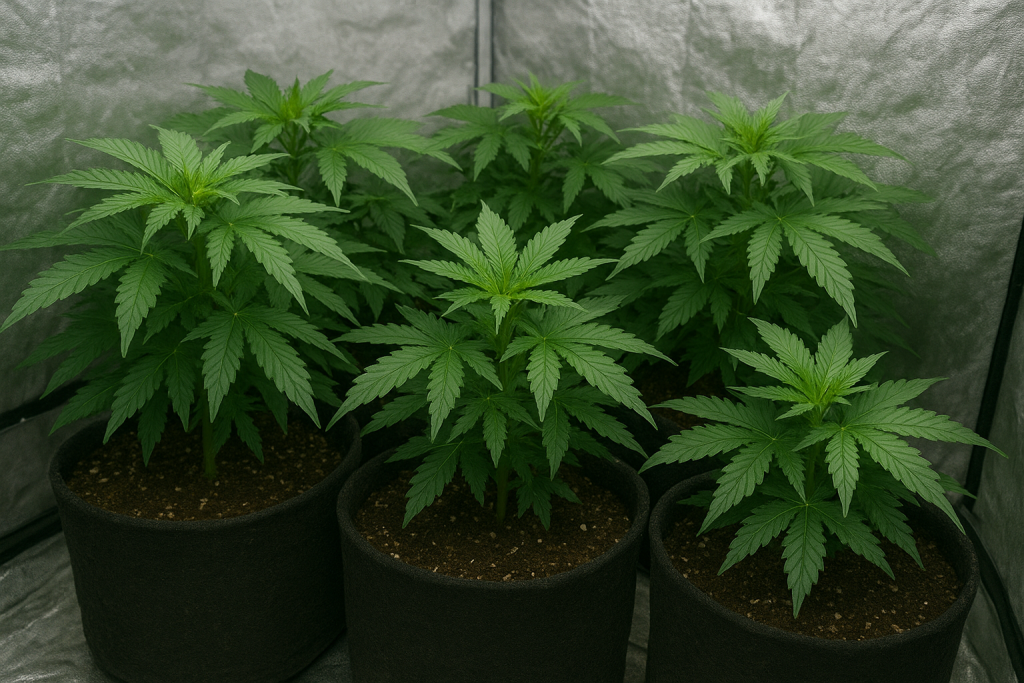 Cannabis Plants In Vegetative Stage - Ganja Paradise
